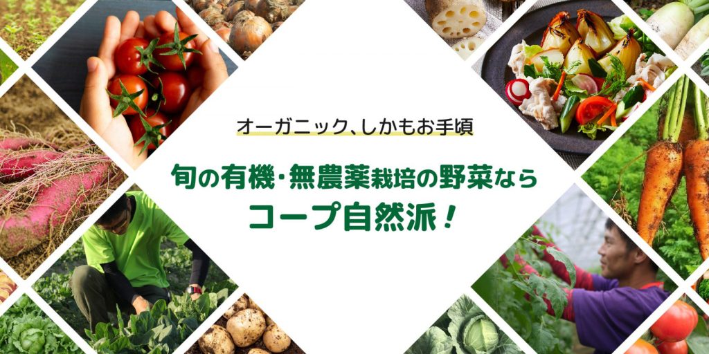 オーガニック、しかもお手頃！旬の有機・無農薬野菜ならコープ自然派！